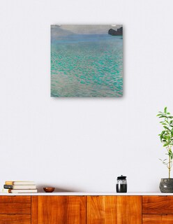 Foto 5 | Foto 5 | Cuadro Decorativo - Attersee- Gustav Klimt - Paisaje - 89x89 - Impresión En Lienzo - Fine Art Tj