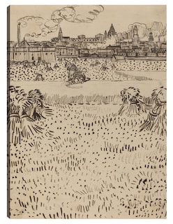 Foto 1 | Foto 1 | Cuadro Decorativo - La Cosecha (1888)- Vincent Van Gogh - Abstracto - 28x36 - Impresión En Lienzo - Fine Art Tj