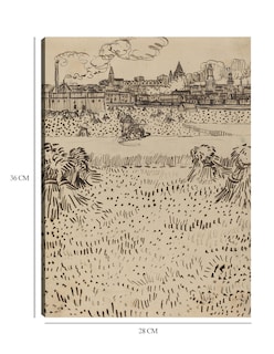 Foto 6 | Foto 6 | Cuadro Decorativo - La Cosecha (1888)- Vincent Van Gogh - Abstracto - 28x36 - Impresión En Lienzo - Fine Art Tj