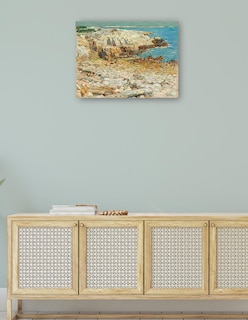 Foto 4 | Foto 4 | Cuadro Decorativo - Un Promontorio Del Noreste, 1901- Childe Hassam - Costa - 69x92 - Impresión En Lienzo - Fine Art Tj