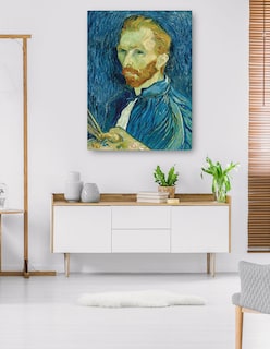 Foto 5 | Foto 5 | Cuadro Decorativo - Autorretrato 1889- Vincent Van Gogh - Fotografía - 28x36 - Impresión En Lienzo - Fine Art Tj