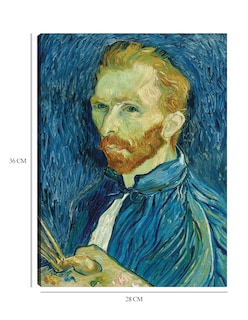 Foto 6 | Foto 6 | Cuadro Decorativo - Autorretrato 1889- Vincent Van Gogh - Fotografía - 28x36 - Impresión En Lienzo - Fine Art Tj