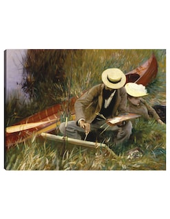 Foto 1 | Foto 1 | Cuadro Decorativo - Un Estudio Al Aire Libre- John Singer Sargent - Fotografía - 77x102 - Impresión En Lienzo - Fine Art Tj