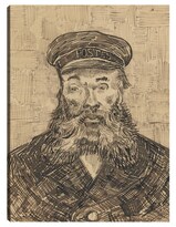 Cuadro Decorativo - Retrato De José Roulin (1888)- Vincent Van Gogh - Fotografía - 77x102 - Impresión En Lienzo - Fine Art Tj