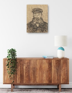 Foto 2 | Foto 2 | Cuadro Decorativo - Retrato De José Roulin (1888)- Vincent Van Gogh - Fotografía - 77x102 - Impresión En Lienzo - Fine Art Tj