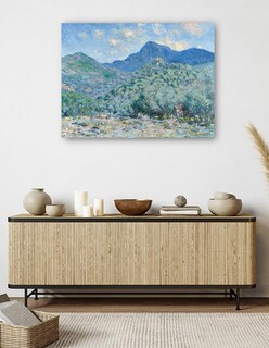 Foto 5 | Foto 5 | Cuadro Decorativo - Valle Buona, Cerca De Bordighera (1884)- Claude Monet - Paisaje - 77x102 - Impresión En Lienzo - Fine Art Tj
