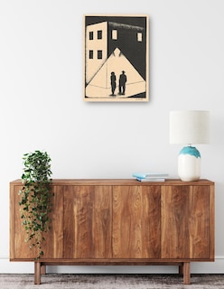 Foto 2 | Foto 2 | Cuadro Decorativo - El Encuentro (1924)- Mikuláš Galanda - Fotografía - 46x61 - Impresión En Lienzo - Fine Art Tj