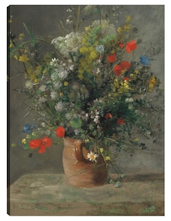 Foto 1 | Foto 1 | Cuadro Decorativo - Flores En Un Florero- Pierre-auguste Renoir - Floral - 46x61 - Impresión En Lienzo - Fine Art Tj