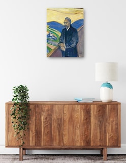 Foto 2 | Foto 2 | Cuadro Decorativo - Federico Nietzsche (1906)- Edvard Munch - Fotografía - 28x36 - Impresión En Lienzo - Fine Art Tj