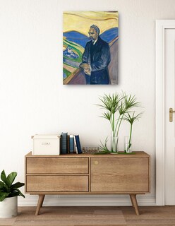 Foto 3 | Foto 3 | Cuadro Decorativo - Federico Nietzsche (1906)- Edvard Munch - Fotografía - 28x36 - Impresión En Lienzo - Fine Art Tj