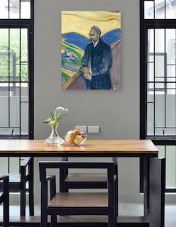 Foto 4 | Foto 4 | Cuadro Decorativo - Federico Nietzsche (1906)- Edvard Munch - Fotografía - 28x36 - Impresión En Lienzo - Fine Art Tj