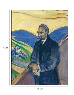 Foto 6 | Foto 6 | Cuadro Decorativo - Federico Nietzsche (1906)- Edvard Munch - Fotografía - 28x36 - Impresión En Lienzo - Fine Art Tj