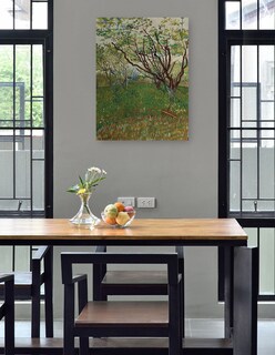 Foto 4 | Foto 4 | Cuadro Decorativo - El Huerto Floreciente (1888)- Vincent Van Gogh - Abstracto - 69x92 - Impresión En Lienzo - Fine Art Tj