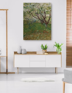 Foto 5 | Foto 5 | Cuadro Decorativo - El Huerto Floreciente (1888)- Vincent Van Gogh - Abstracto - 69x92 - Impresión En Lienzo - Fine Art Tj