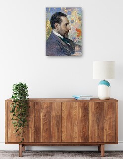 Foto 2 | Foto 2 | Cuadro Decorativo - Retrato De Óscar Levertin (1906)- Carl Larsson - Fotografía - 69x92 - Impresión En Lienzo - Fine Art Tj