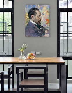 Foto 4 | Foto 4 | Cuadro Decorativo - Retrato De Óscar Levertin (1906)- Carl Larsson - Fotografía - 69x92 - Impresión En Lienzo - Fine Art Tj