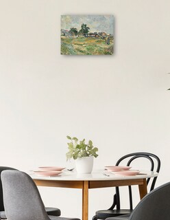 Foto 2 | Foto 2 | Cuadro Decorativo - Paisaje Cerca De París (c. 1876)- Paul Cézanne - Religión - 28x36 - Impresión En Lienzo - Fine Art Tj