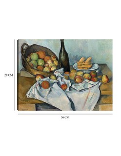 Foto 6 | Foto 6 | Cuadro Decorativo - La Cesta De Manzanas (1893)- Paul Cézanne - Religión - 28x36 - Impresión En Lienzo - Fine Art Tj