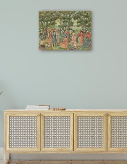 Foto 4 | Foto 4 | Cuadro Decorativo - Paisaje Con Figuras, 1921- Maurice Prendergast - Paisaje - 28x36 - Impresión En Lienzo - Fine Art Tj