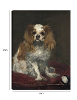 Foto 6 | Foto 6 | Cuadro Decorativo - Un Rey Charles Spaniel (c. 1866)- Edouard Manet - Animales - 69x92 - Impresión En Lienzo - Fine Art Tj