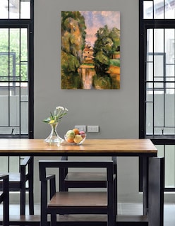 Foto 4 | Foto 4 | Cuadro Decorativo - Casa De Campo Junto A Un Río- Paul Cézanne - Paisaje - 46x61 - Impresión En Lienzo - Fine Art Tj