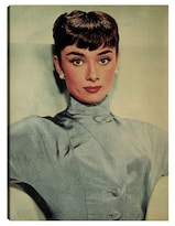 Cuadro Decorativo - Audrey Hepburn, 1953- Unknown - Fotografía - 28x36 - Impresión En Lienzo - Fine Art Tj