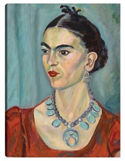 Foto 1 | Foto 1 | Cuadro Decorativo - Frida Khalo (1933)- Magda Pach - Fotografía - 46x61 - Impresión En Lienzo - Fine Art Tj