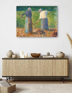 Foto 5 | Foto 5 | Cuadro Decorativo - Henificadores En Montfermeil- Georges Seurat - Religión - 28x36 - Impresión En Lienzo - Fine Art Tj