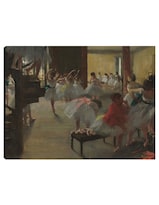 Cuadro Decorativo - La Clase De Baile, C. 1873- Edgar Degas - Fotografía - 107x143 - Impresión En Lienzo - Fine Art Tj