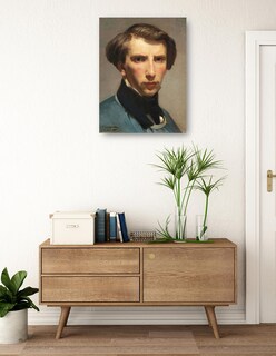 Foto 3 | Foto 3 | Cuadro Decorativo - Auto Retrato William Bouguereau- William Bouguereau - Fotografía - 28x36 - Impresión En Lienzo - Fine Art Tj
