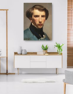 Foto 5 | Foto 5 | Cuadro Decorativo - Auto Retrato William Bouguereau- William Bouguereau - Fotografía - 28x36 - Impresión En Lienzo - Fine Art Tj