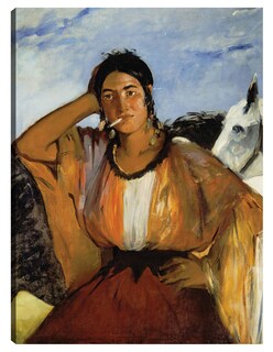 Foto 1 | Foto 1 | Cuadro Decorativo - Gitano Con Un Cigarrillo- Edouard Manet - Fotografía - 28x36 - Impresión En Lienzo - Fine Art Tj