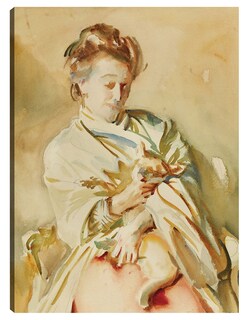 Foto 1 | Foto 1 | Cuadro Decorativo - Flora Priestley (hacia 1907)- John Singer Sargent - Fotografía - 107x143 - Impresión En Lienzo - Fine Art Tj