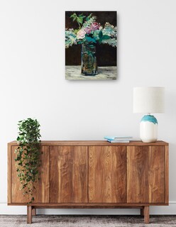 Foto 2 | Foto 2 | Cuadro Decorativo - Jarrón De Lilas Y Rosas Blancas (1883)- Edouard Manet - Floral - 69x92 - Impresión En Lienzo - Fine Art Tj