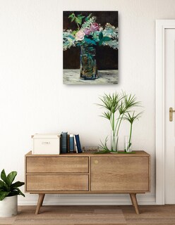 Foto 3 | Foto 3 | Cuadro Decorativo - Jarrón De Lilas Y Rosas Blancas (1883)- Edouard Manet - Floral - 69x92 - Impresión En Lienzo - Fine Art Tj
