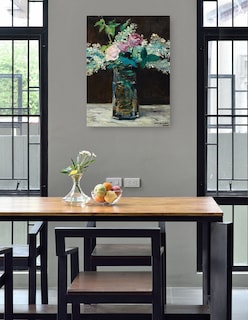 Foto 4 | Foto 4 | Cuadro Decorativo - Jarrón De Lilas Y Rosas Blancas (1883)- Edouard Manet - Floral - 69x92 - Impresión En Lienzo - Fine Art Tj