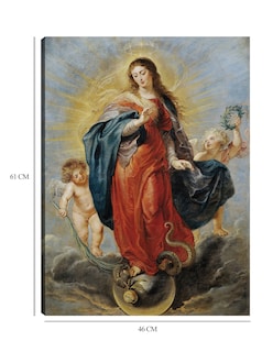 Foto 6 | Foto 6 | Cuadro Decorativo - Inmaculada Concepción (1628-1629)- Peter Paul Rubens - Religión - 46x61 - Impresión En Lienzo - Fine Art Tj
