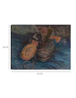 Foto 6 | Foto 6 | Cuadro Decorativo - Un Par De Botas (1887)- Vincent Van Gogh - Religión - 46x61 - Impresión En Lienzo - Fine Art Tj