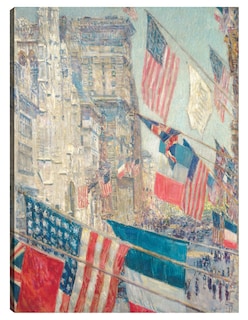 Foto 1 | Foto 1 | Cuadro Decorativo - Día De Los Aliados, Mayo De 1917, 1917- Childe Hassam - Religión - 28x36 - Impresión En Lienzo - Fine Art Tj