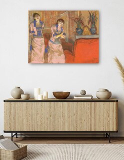Foto 5 | Foto 5 | Cuadro Decorativo - Dos Mujeres- Edgar Degas - Religión - 28x36 - Impresión En Lienzo - Fine Art Tj