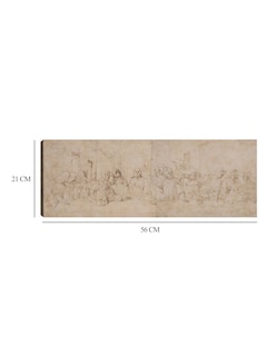 Foto 5 | Foto 5 | Cuadro Decorativo - La Última Cena, C. 1515- Leonardo Da Vinci - Religión - 21x56 - Impresión En Lienzo - Fine Art Tj