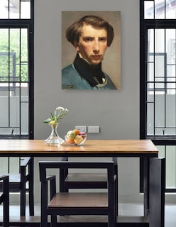 Foto 4 | Foto 4 | Cuadro Decorativo - Auto Retrato William Bouguereau- William Bouguereau - Fotografía - 46x61 - Impresión En Lienzo - Fine Art Tj