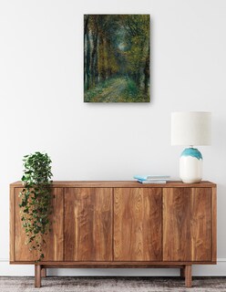 Foto 2 | Foto 2 | Cuadro Decorativo - El Callejón Cubierto (1872)- Pierre-auguste Renoir - Paisaje - 69x92 - Impresión En Lienzo - Fine Art Tj