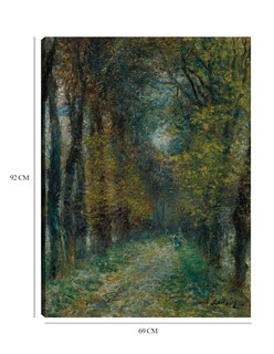 Foto 6 | Foto 6 | Cuadro Decorativo - El Callejón Cubierto (1872)- Pierre-auguste Renoir - Paisaje - 69x92 - Impresión En Lienzo - Fine Art Tj