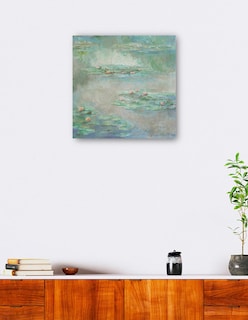 Foto 5 | Foto 5 | Cuadro Decorativo - Lirios De Agua- Claude Monet - Paisaje - 51x51 - Impresión En Lienzo - Fine Art Tj
