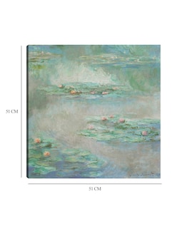 Foto 6 | Foto 6 | Cuadro Decorativo - Lirios De Agua- Claude Monet - Paisaje - 51x51 - Impresión En Lienzo - Fine Art Tj