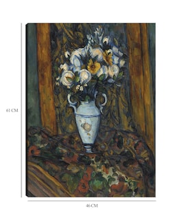 Foto 6 | Foto 6 | Cuadro Decorativo - Jarrón De Flores (1900-1903)- Paul Cézanne - Floral - 46x61 - Impresión En Lienzo - Fine Art Tj