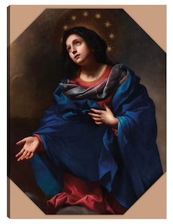 Foto 1 | Foto 1 | Cuadro Decorativo - Virgen En La Gloria (1665-1675)- Carlo Dolci - Religión - 28x36 - Impresión En Lienzo - Fine Art Tj