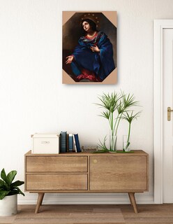 Foto 3 | Foto 3 | Cuadro Decorativo - Virgen En La Gloria (1665-1675)- Carlo Dolci - Religión - 28x36 - Impresión En Lienzo - Fine Art Tj