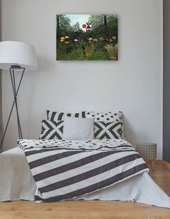 Foto 3 | Foto 3 | Cuadro Decorativo - Tigre En Una Tormenta Tropical (1891)- Henri Rousseau - Paisaje - 46x61 - Impresión En Lienzo - Fine Art Tj